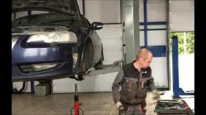 Замена шаровой опоры + замена ШРУСа VOLGA SIBER 2.4