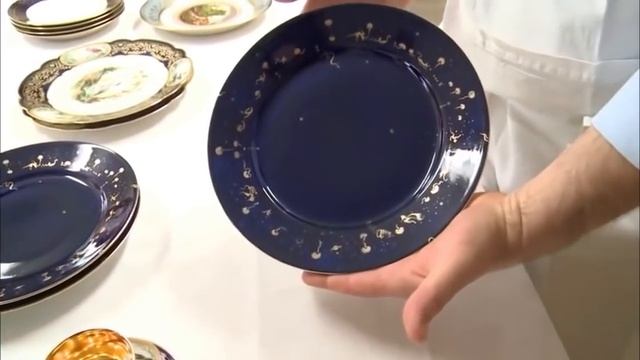 Сервировка стола на приеме в Елисейском дворце