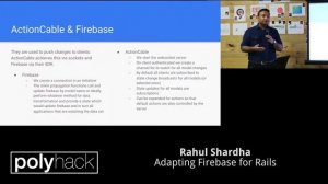 Rahul Shardha - Adapting Firebase for Rails