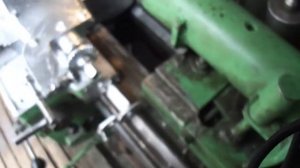 Сверление при помощи механической подачи токарного станка 1м61