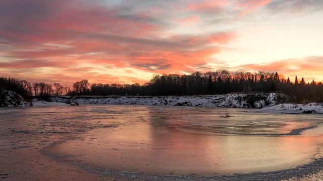 Красота снежной зимы в Удмуртии смотреть онлайн