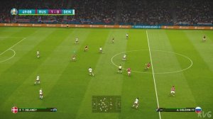 eFootball PES 2021 - Россия vs Дания - UEFA EURO 2020 - Геймплей