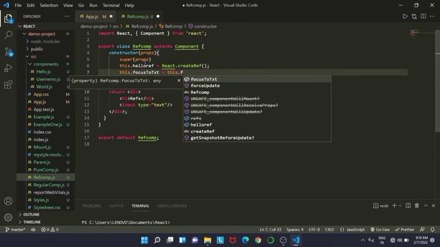 Refs in React JS | #ReactJS | EP -13