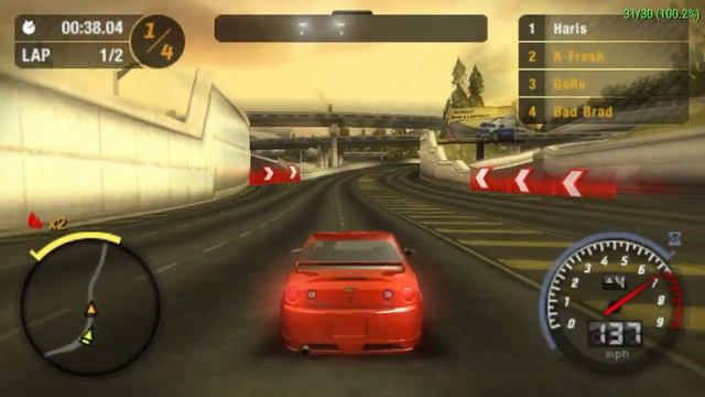 Need for Speed Most Wanted 5.1.0 PPSSPP Gameplay #1