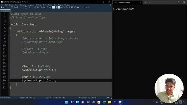 Primitive Data Types in Java| Numeric and Non-Numeric Data Types| JAVA Tutorials in Hindi|