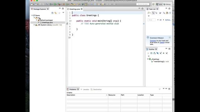 Eclipse 1. The Eclipse window (Java 8 or less!) смотреть онлайн