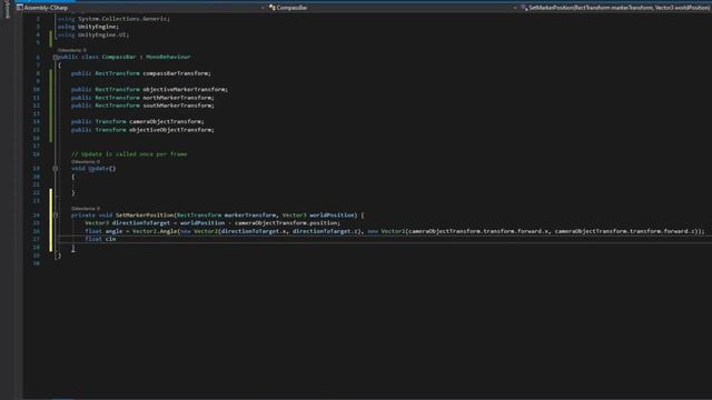 How to make a compass bar | Unity in 60 seconds смотреть онлайн