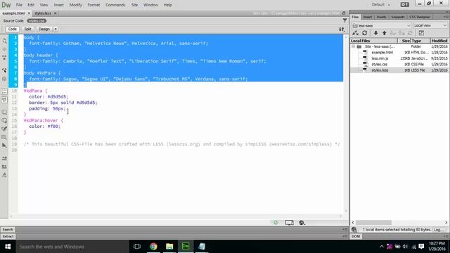 Understanding nested rules in LESS ( PART 8 - Learn LESS and SASS with CSS ) смотреть онлайн