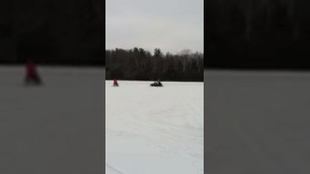 97 Arctic cat zrt mega jump on Oconto river