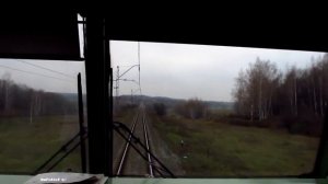 "По Павелецким просторам.."-2 из кабины электровоза ЭП1М