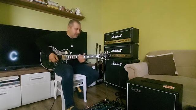 Marshall jcm2000 dsl50, G12-65 Rola 1982's Gibson LP custom shop 2021 смотреть онлайн