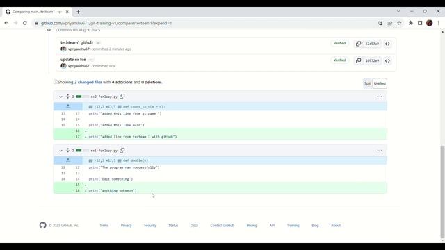 Git Merging On GitHub