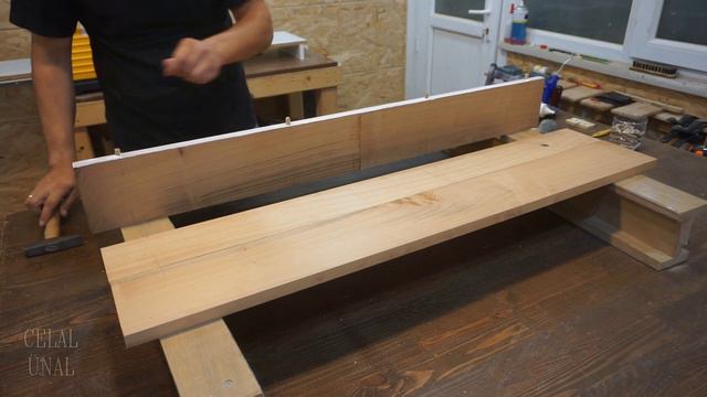 Woodworking / Coffee table from cherry wood / Kiraz ağacından sehpa yapımı смотреть онлайн