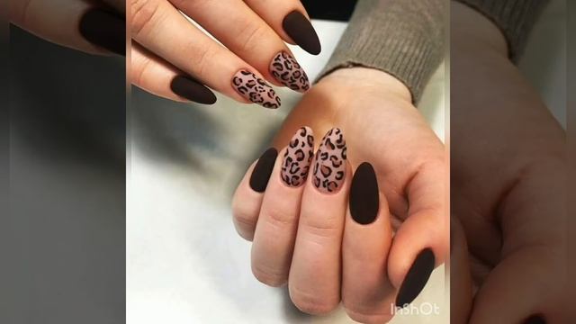 Звериный принт на ногтях. Красивый маникюр. Всегда актуально.