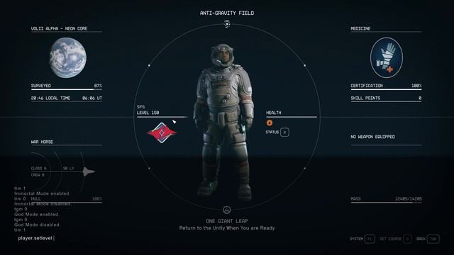 How to Increase or Decrease Player Level In Starfield using Console Cheats Commands in Starfield