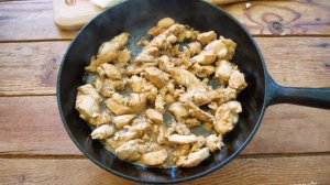 Якисоба с курицей