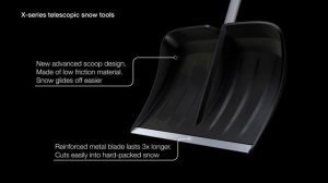 Fiskars Xseries telescopic snowtools