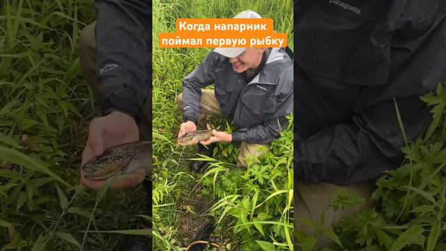 Залетаем в тренды😂 #рыбалка #catchandrelease #поймалотпусти #прикол #browntrout #форель #рыба