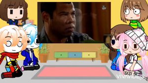 (Undertale and my friend) reacts to “bad time trio but I want to die”//turn volume down//