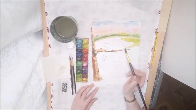 Арт встреча "Пять минут с искусством" "Рисуем лесных зверей" смотреть онлайн