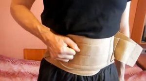 Как правильно надеть пояснично   крестцовый бандаж