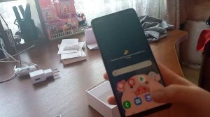 ?розпаковка нового телефона? Что и как ? ? Поставила отпечаток пальца?