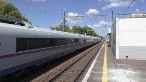 Электропоезд ЭВС1-18 "Сапсан" (ТЧ-10) высокоскоростной поезд №755А Санкт-Петербург - Москва.