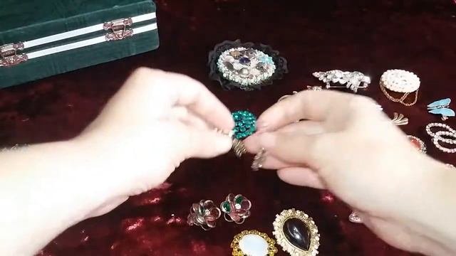 Винтажная бижутерия. Аврора бориалис. Чехословакия.