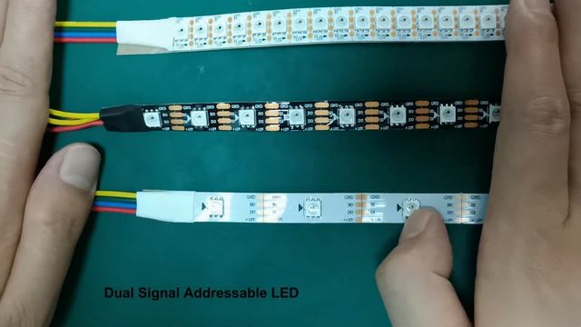 WS2815 RGB Addressable LED strip 12V 30LEDs смотреть онлайн