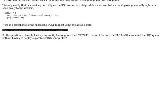 NGINX force HTTPS except for some user agents on AWS Elastic Beanstalk (2 Solutions!!) смотреть онлайн