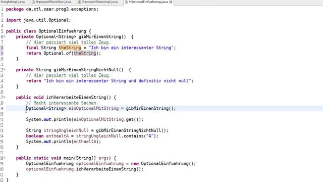 Optionals in Java erzeugen смотреть онлайн
