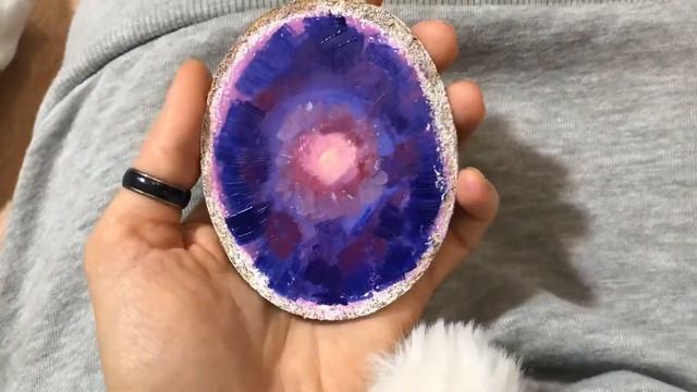 Пишем картину маслом «Ночное небо в лесу» смотреть онлайн