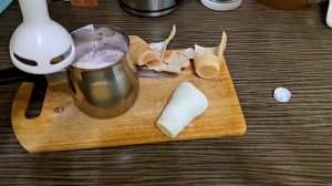 Летний коктейль из мороженого и сока!
