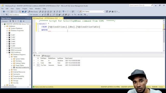 SQL Tutorial for Beginners  - Part 4 | Conditions | SQL Crash Course Series