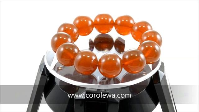Браслеты "Шары" из натурального янтаря медового цвета 343 смотреть онлайн