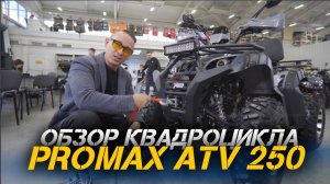 Свобода передвижения на природе! Полный ОБЗОР квадроцикла PROMAX ATV 250 от магазина X-MOTORS👌