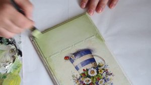 Видео мастер-класс по декупажу для начинающих.