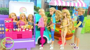 Кекс в грузавике для кукол! Кукла барби сегодна в 3 ом этаже