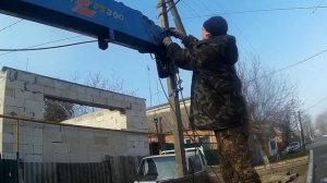 Если закручивается трос на КМУ