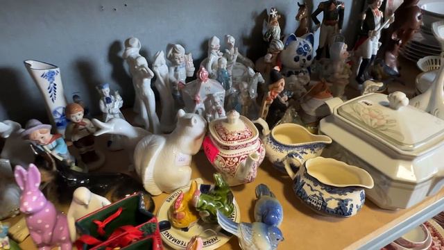 Барахолка Киев | Советский и европейский фарфор, посуда, статуэтки | Обзор 25.02.2024