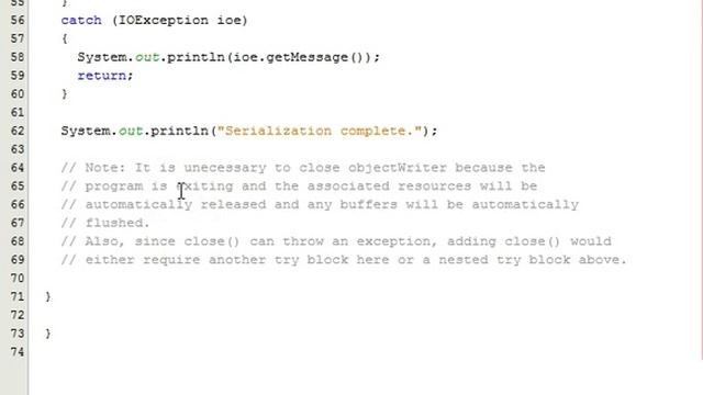 Java File IO Part 3: Object Files смотреть онлайн