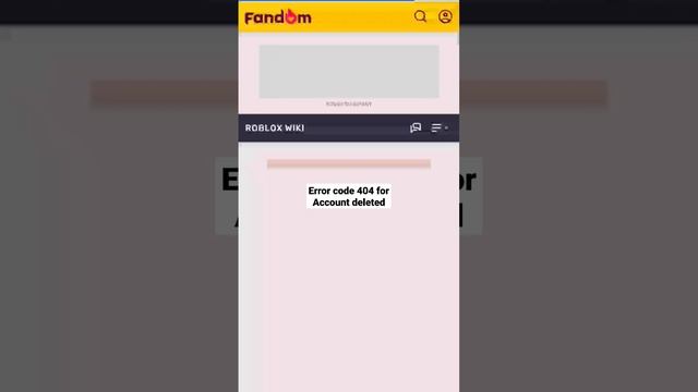 Roblox error code 404 will Account deleted ? #roblox смотреть онлайн