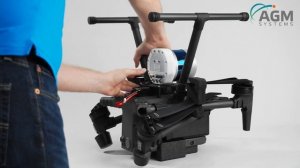 Установка воздушного лазерного сканера (лидара) на БПЛА DJI Matrice 300