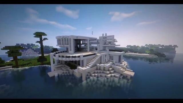 КРАСИВАЯ МОДЕРН ВИЛЛА В МАЙНКРАФТ + КАРТА смотреть онлайн