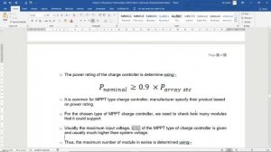 Standalone Photovoltaic System Sizing Part 2 of 2