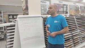 Монтаж гибких напольных покрытий (линолеум и ПВХ плитка) на деревянные и окрашенные поверхности.