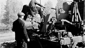 1970 год. Тюменская область. Строительство автодороги Тюмень-Тобольск.