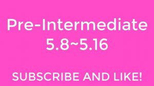 New English File Pre-Intermediate listening 5.8~5.16
