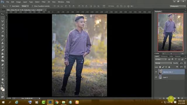 Sunset effect manipulation Photo editing HD tutorial Mobile / Pc Photoshop editing Tutorial смотреть онлайн
