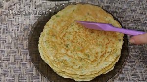 ЗАВТРАК из КАБАЧКОВ! Необыкновенные блинчики из Кабачков! Блины из Кабачков с НАЧИНКОЙ!